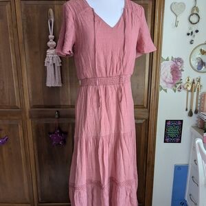 Luxology Coral Maxi Dress